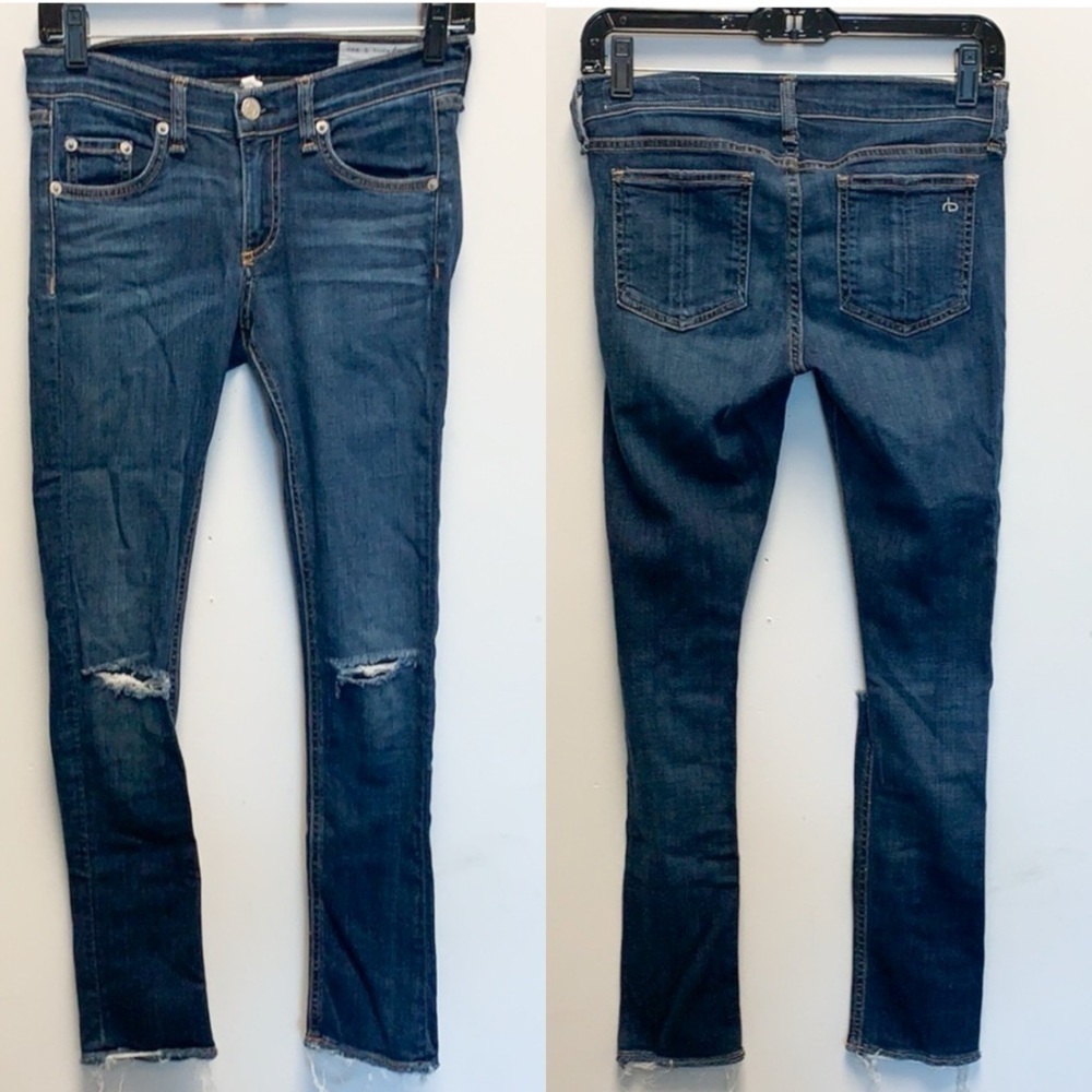 Rag & Bone Capri Orson ripped jeans